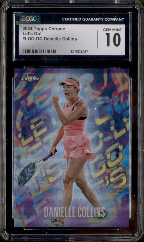 2024 Topps Chrome Let's Go! #LGODC Danielle Collins CGC 10