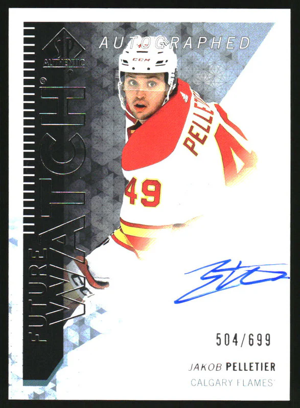 2023-24 SP Authentic '13-14 Retro Future Watch Auto Jakob Pelletier /699