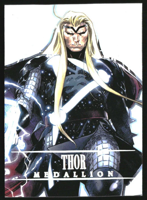 2022 Fleer Ultra Avengers Medallions Platinum #M44 Thor /100