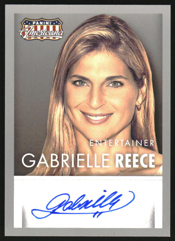 2015 Panini Americana Signatures Gabrielle Reece Autograph Auto