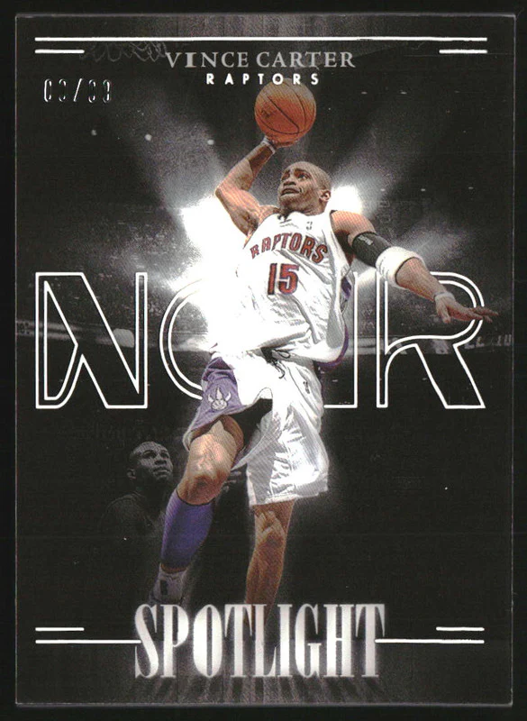 2023-24 Panini Noir Spotlight #10 Vince Carter /99