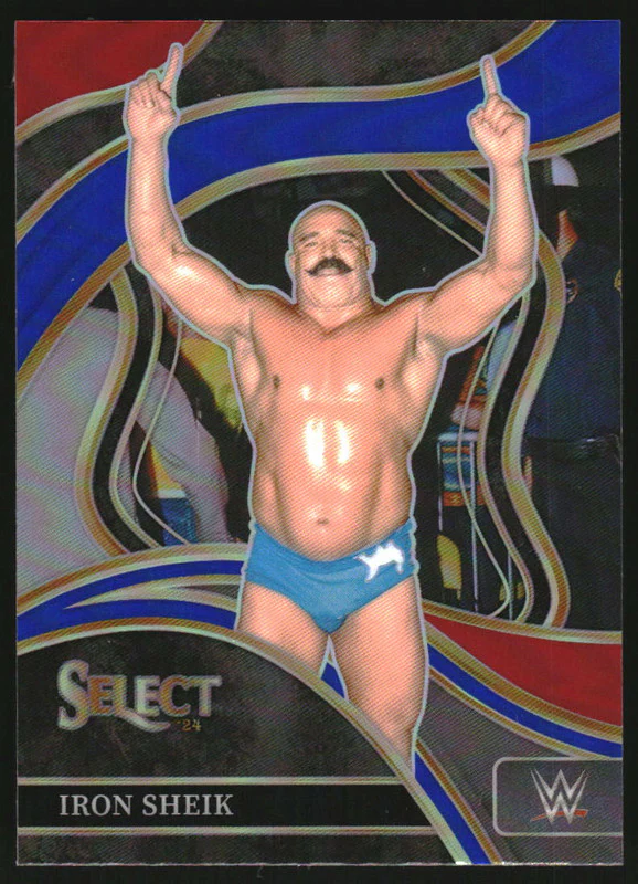 2024 Select WWE Red and Blue Prizms #264 Iron Sheik