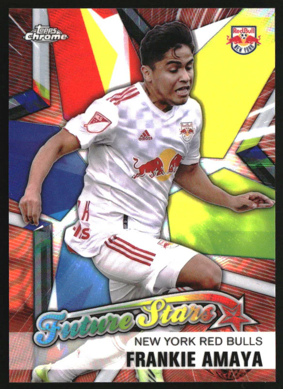 2021 Topps Chrome MLS Future Stars Orange Refractors #FS13 Frankie Amaya /25