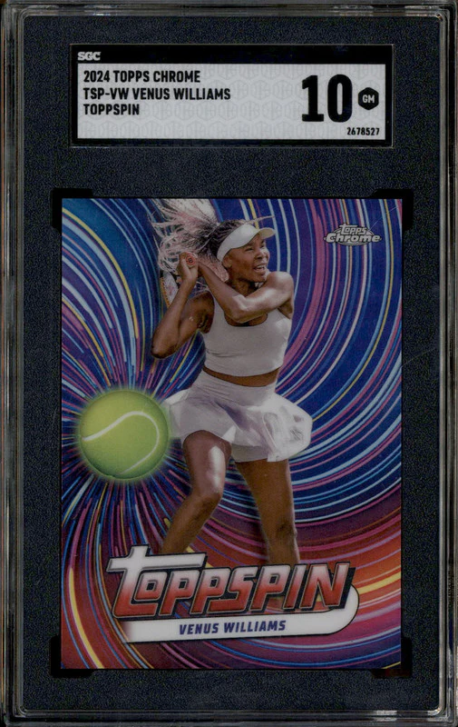 2024 Topps Chrome Toppspin #TSPVW Venus Williams SGC 10