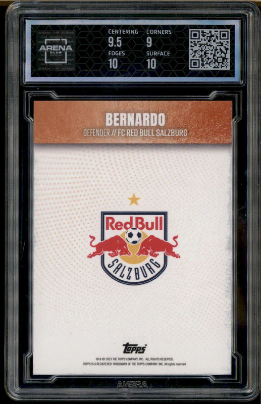 2022-23 FC Red Bull Salzburg Autograph Orange Bernardo Auto /5 Arena Club 9.5 - Image 2