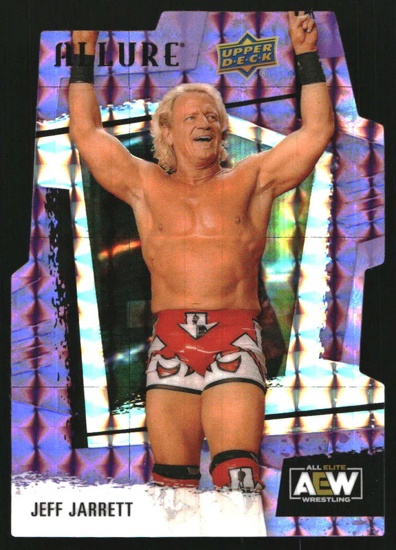 2022 Upper Deck Allure AEW Purple Diamond #37 Jeff Jarrett /10