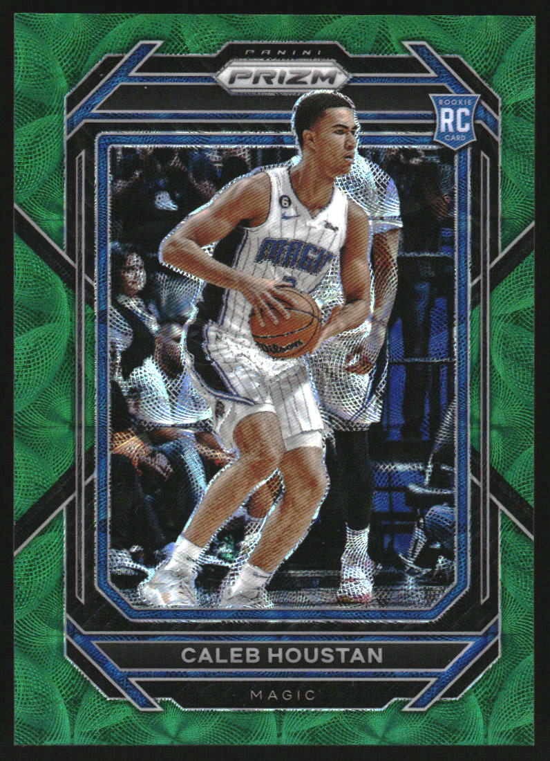 2022-23 Panini Prizm Prizms Choice Green #269 Caleb Houstan RC /8