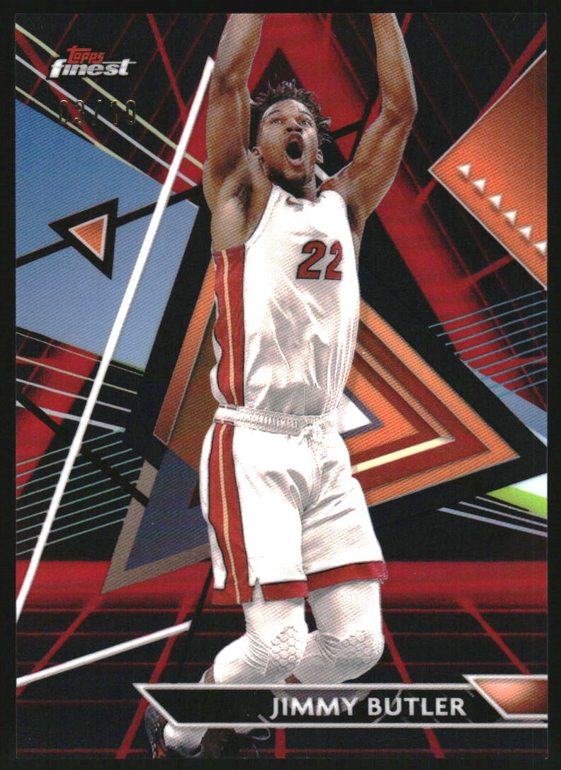 2023-24 Finest Red Black Vapor Refractors #181 Jimmy Butler /10