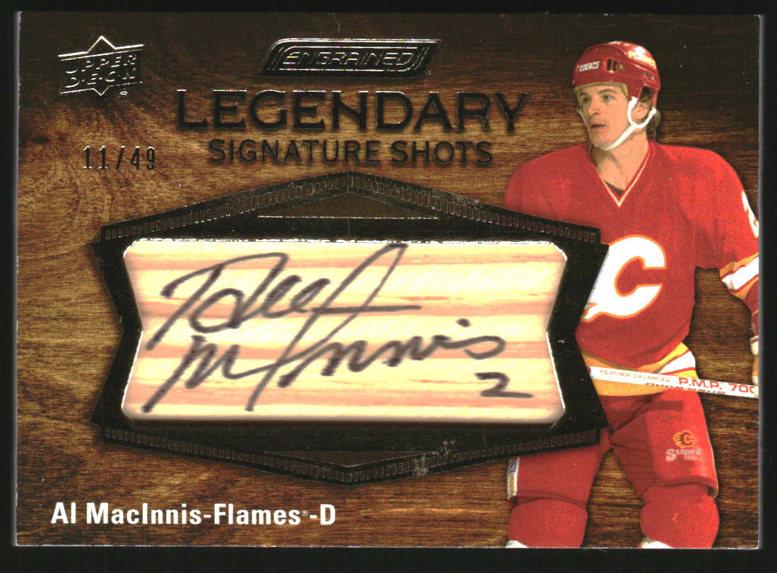 2023-24 Engrained Legendary Signature Shots Al MacInnis Autograph Auto /49