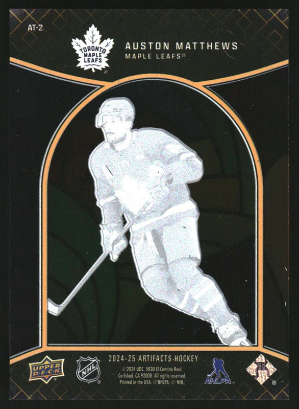 2024-25 Artifacts Antiquity #AT2 Auston Matthews - Image 2