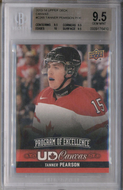 2013-14 Upper Deck Canvas #C265 Tanner Pearson BGS 9.5