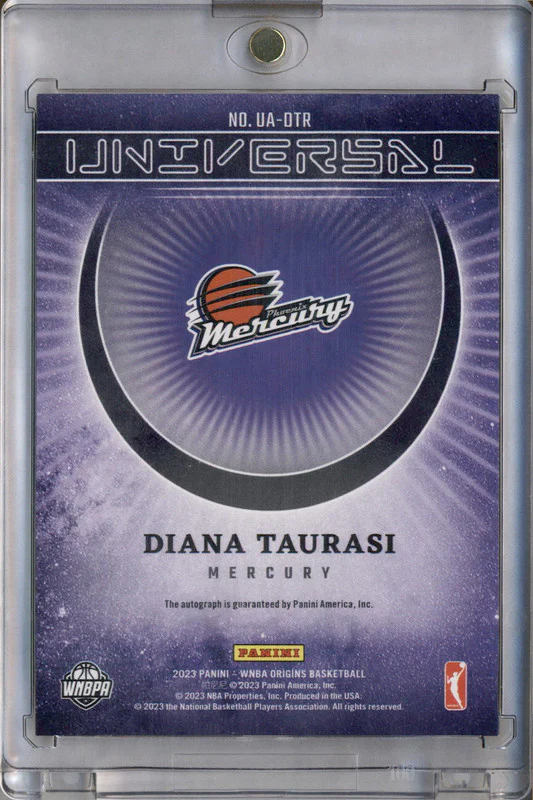 2023 Panini Origins WNBA Universal Autographs Black Diana Taurasi Auto 1/1 - Image 2