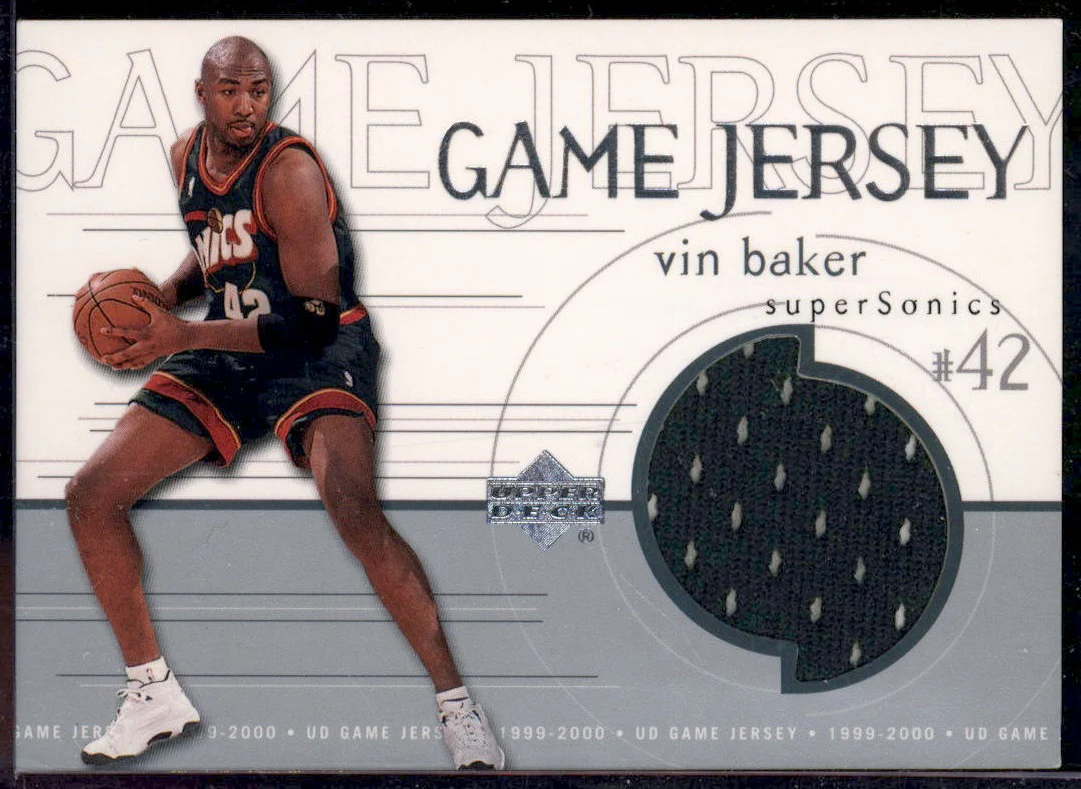 1999-00 Upper Deck Game Jerseys #GJ38 Vin Baker