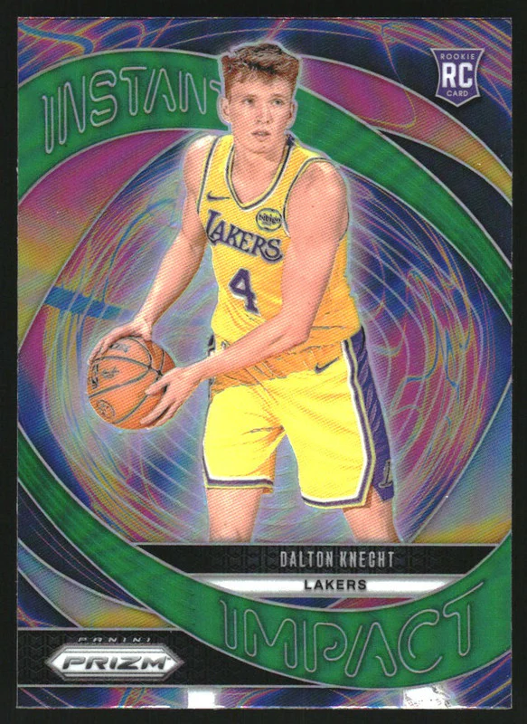 2024-25 Panini Prizm Instant Impact Prizms Green #5 Dalton Knecht RC Rookie
