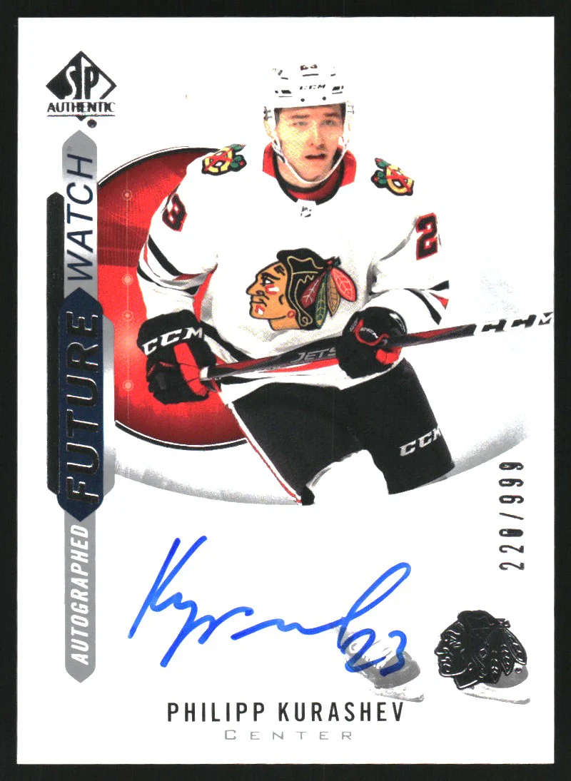 2020-21 SP Authentic #175 Philipp Kurashev Rookie Autograph RC Auto /999