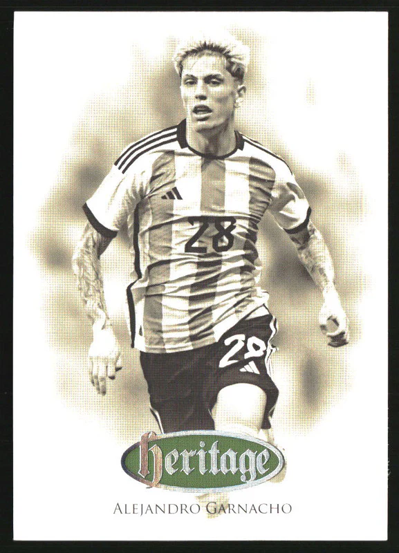 2023 Futera Unique Heritage #HG097 Alejandro Garnacho 1/1