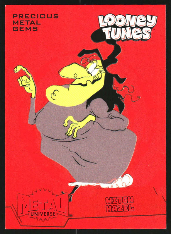 2024 Fleer Retro Looney Tunes Metal Universe Precious Gems Red Witch Hazel /100