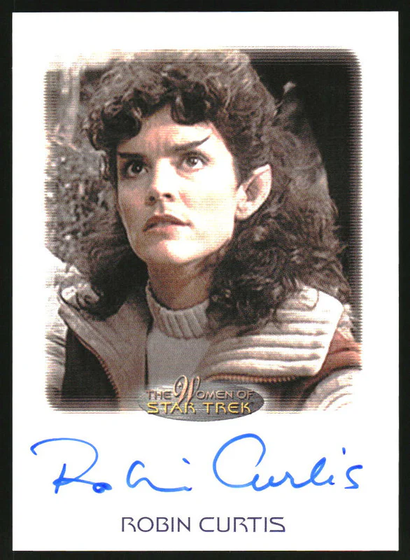 2009 The Women of Star Trek Autograph Robin Curtis as Saavik Auto