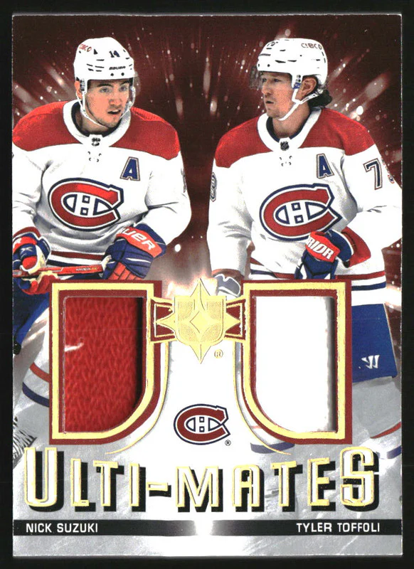 2021-22 Ultimate Collection Ulti-Mates Nick Suzuki Tyler Toffoli