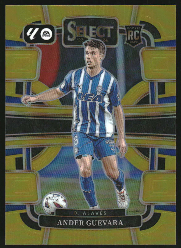 2023 Panini Select La Liga Gold Prizm #23 Ander Guevara Terrace RC Rookie /10
