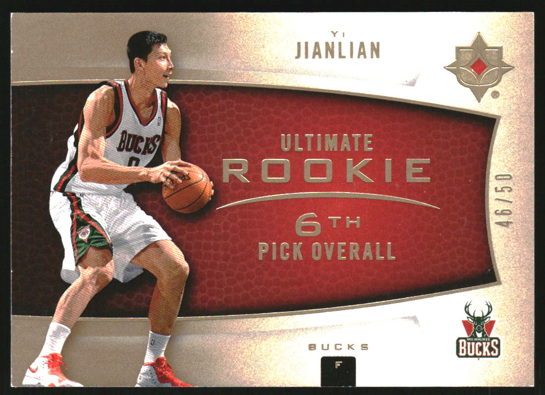 2007-08 Ultimate Collection Rookies Gold #145 Yi Jianlian RC /50