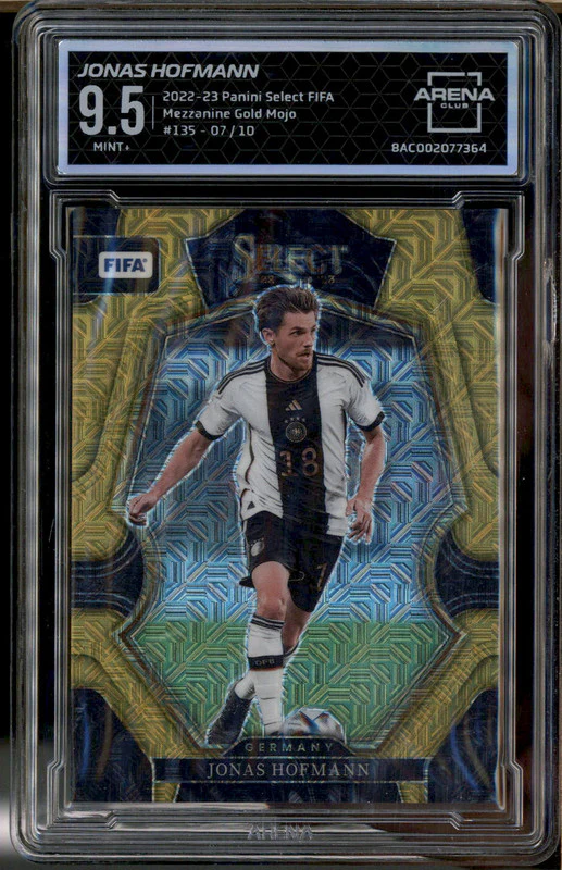 2022 Select FIFA Mezzanine Gold Mojo Jonas Hofmann /10 Arena Club 9.5
