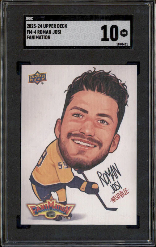2023 Upper Deck Fanimation #FM-4 Roman Josi SGC 10