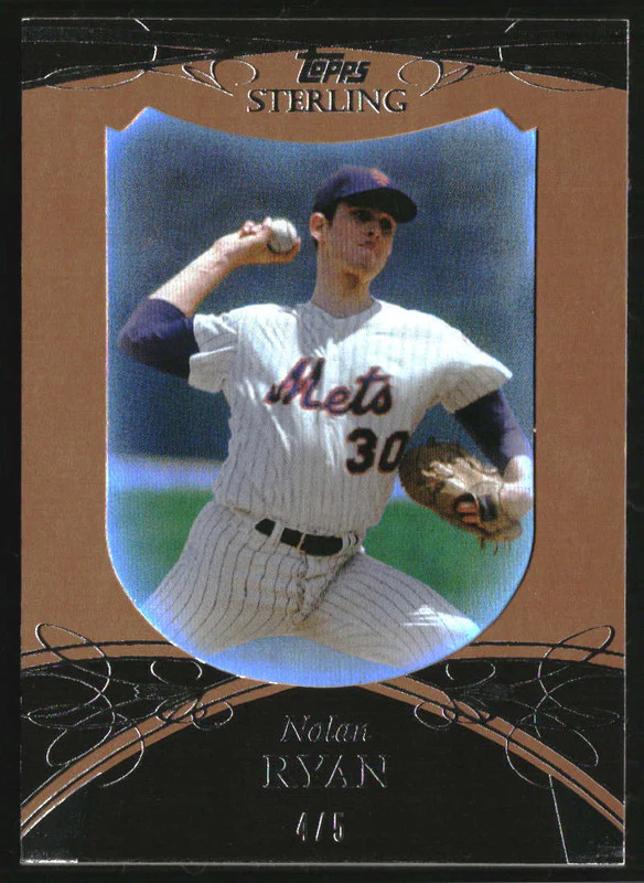 2010 Topps Sterling Gold #147 Nolan Ryan /5