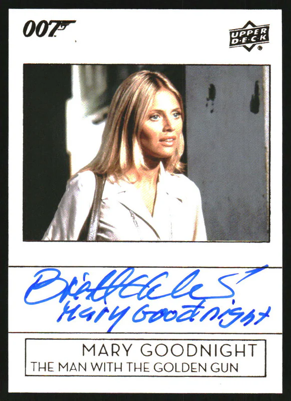 2019 James Bond Collection Autograph Britt Ekland as Mary Goodnight Auto