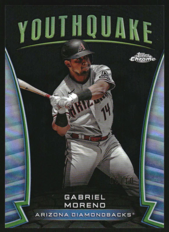 2024 Topps Chrome Youthquake Black Refractors #YQ41 Gabriel Moreno /10
