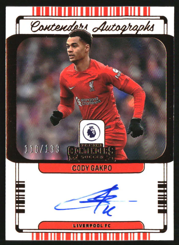 2022-23 Panini Chronicles English Premier League Contenders Cody Gakpo Auto /139