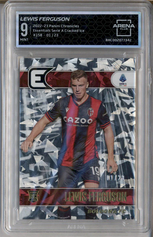 2022 Chronicles Essentials Cracked Ice Lewis Ferguson /23 Arena Club 9