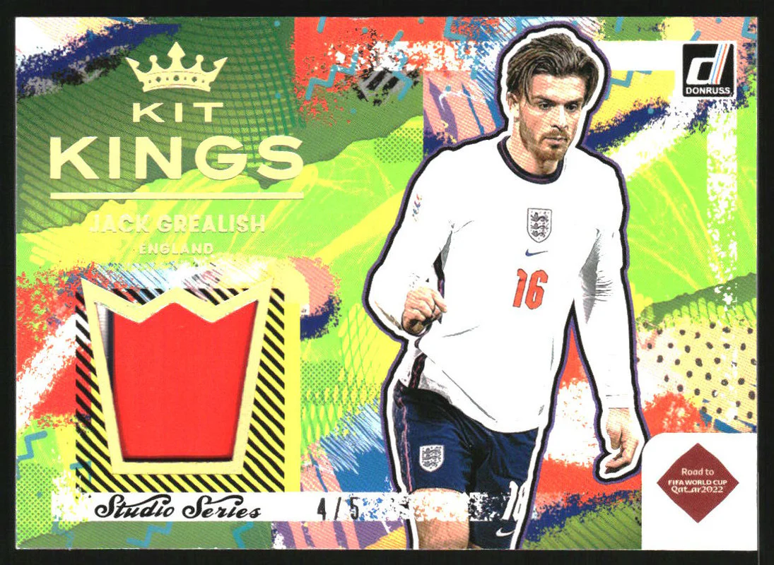 2021-22 Donruss Kit Kings Prime #23 Jack Grealish /5