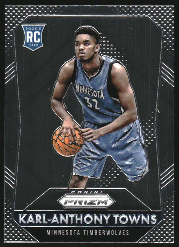 2015-16 Panini Prizm #328 Karl-Anthony Towns RC