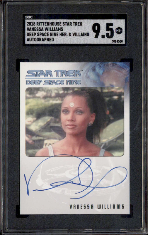 2018 Star Trek Deep Space Nine Heroes & Villains Auto Vanessa Williams SGC 9.5