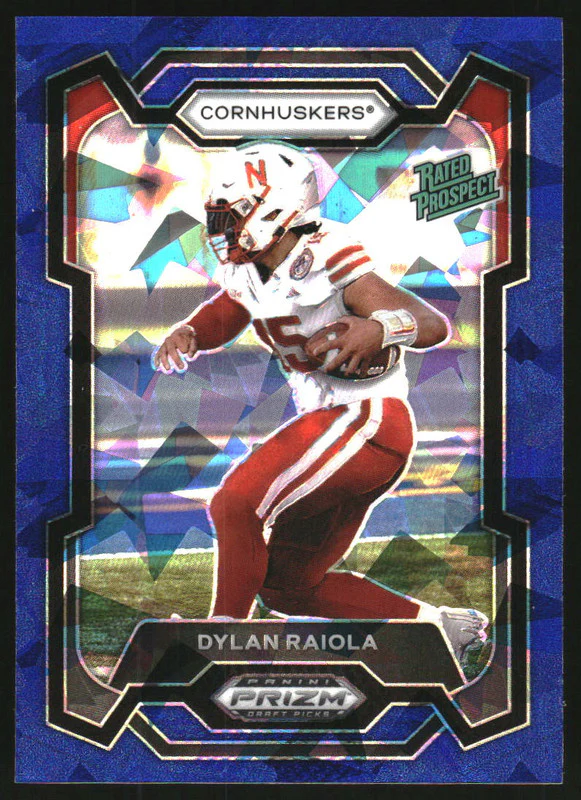 2024 Panini Prizm Collegiate Draft Blue Ice Prizm #194 Dylan Raiola /99