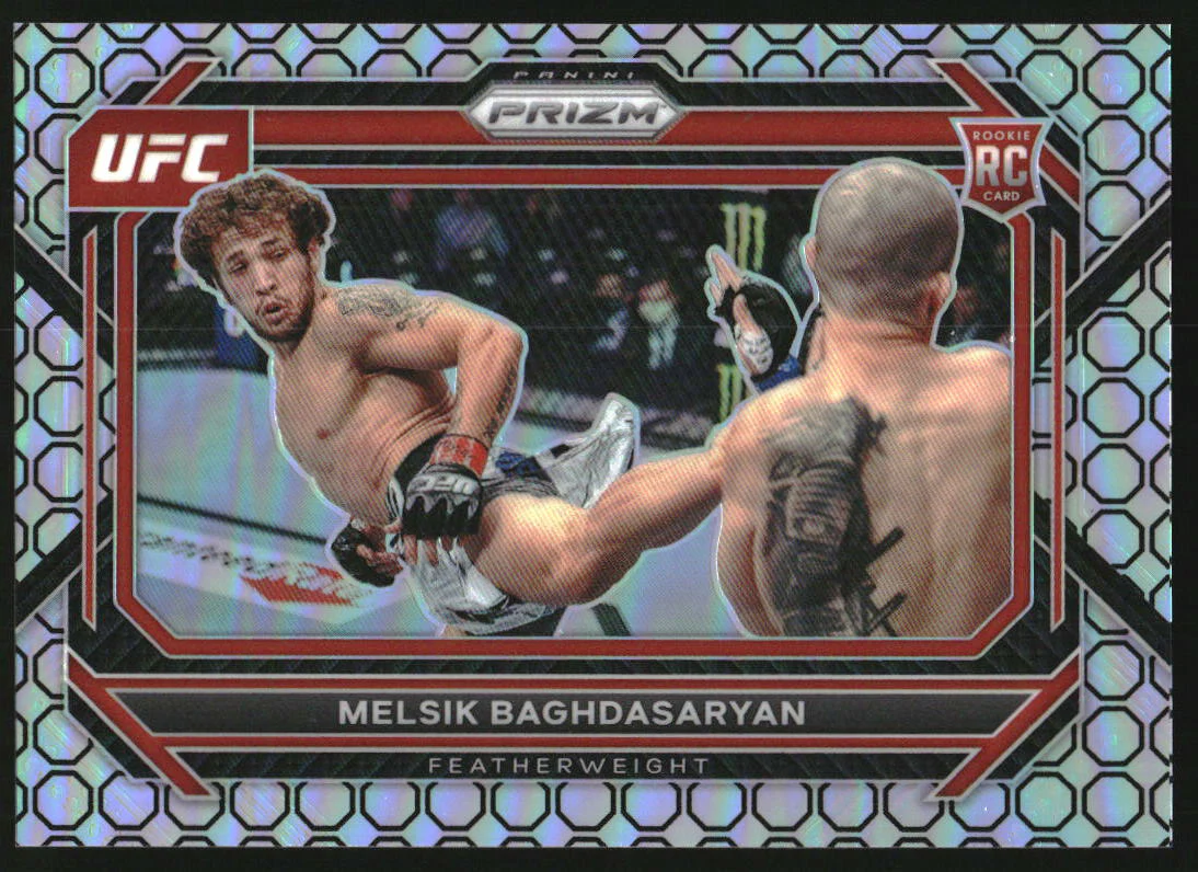 2023 Panini Prizm UFC Octagon Prizms #77 Melsik Baghdasaryan RC /8