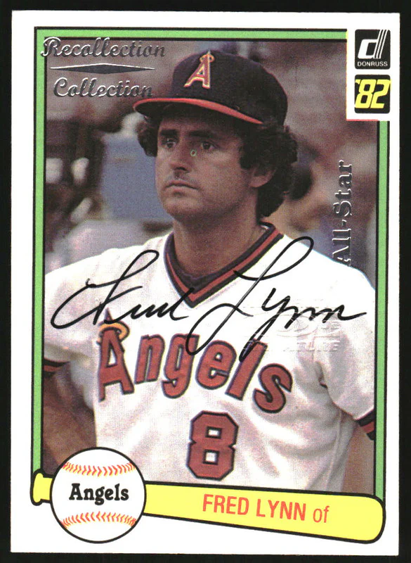 2002 Donruss Originals Recollection Collection Notation #34 Fred Lynn Auto 1/1