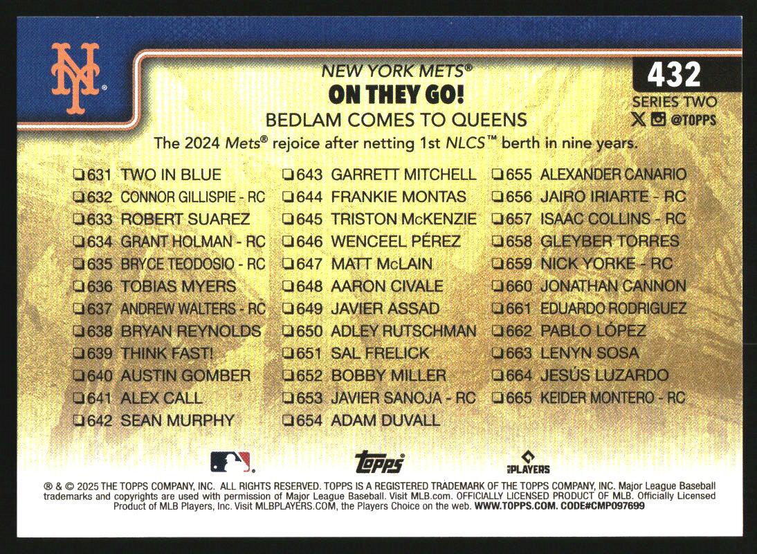 2025 Topps Golden Mirror Variation SSP #661 Eduardo Rodriguez - Image 2