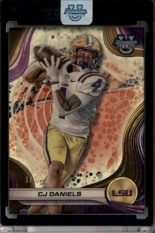 2024 Bowman Best University Superfractor #11 CJ Daniels 1/1