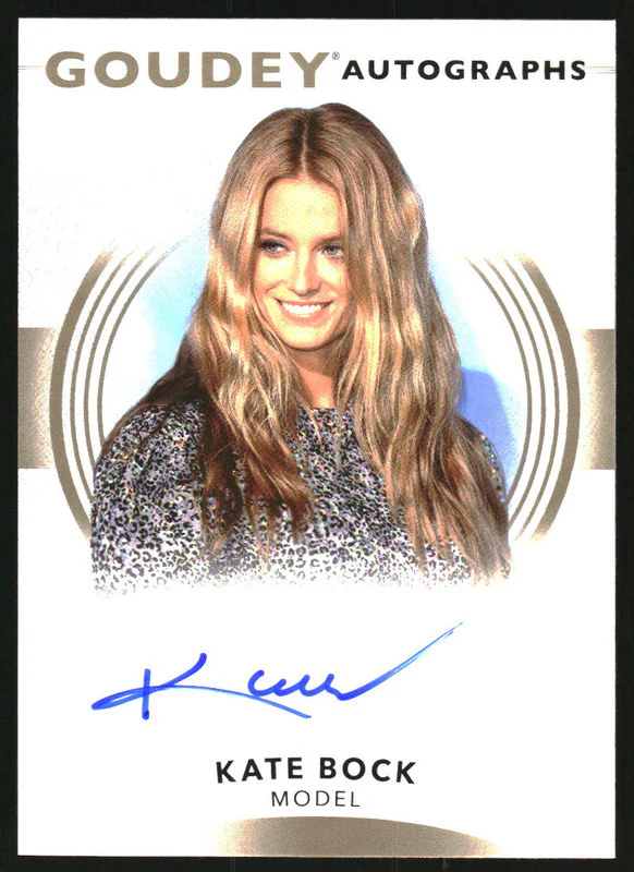 2022 Upper Deck Goodwin Champions Goudey Autographs #GAKB Kate Bock Auto