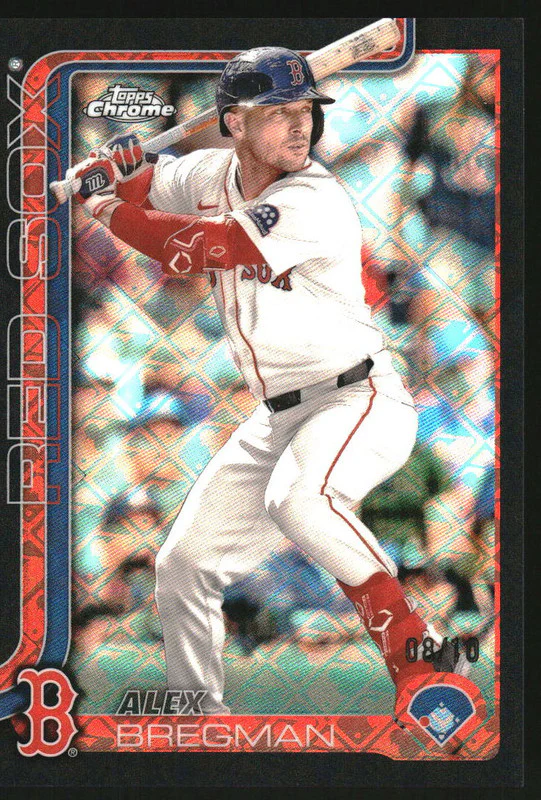 2025 Topps Chrome LogoFractor Edition Black Refractor #247 Alex Bregman /10
