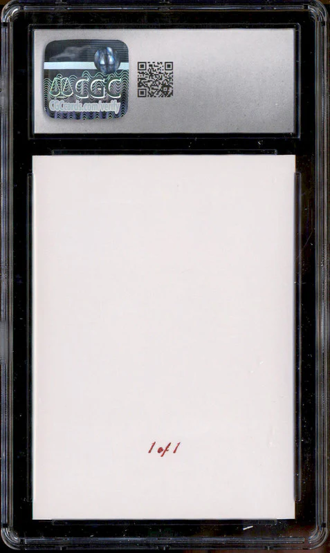 2024 OPC Red Border Blank Back #145 Tristan Jarry 1/1 CGC 10 - Image 2