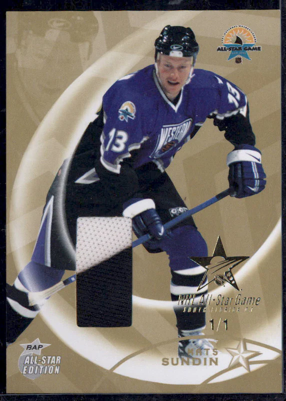 2003 In The Game BAP All Star Edition Jersey #AS-89 Mats Sundin 1/1