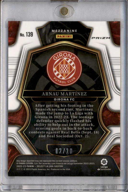 2022-23 Select La Liga Gold Mojo #139 Arnau Martinez RC /10 - Image 2