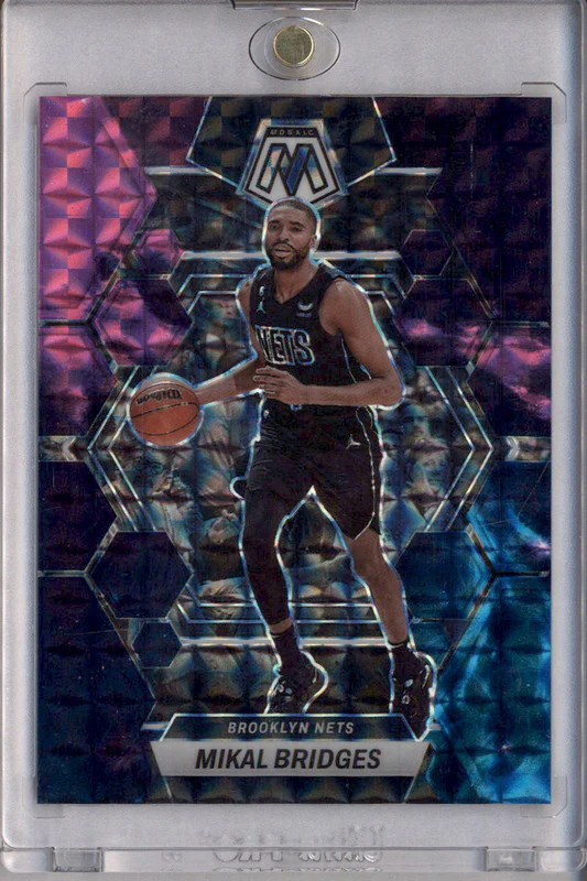 2022-23 Panini Mosaic Choice Nebula #2 Mikal Bridges 1/1