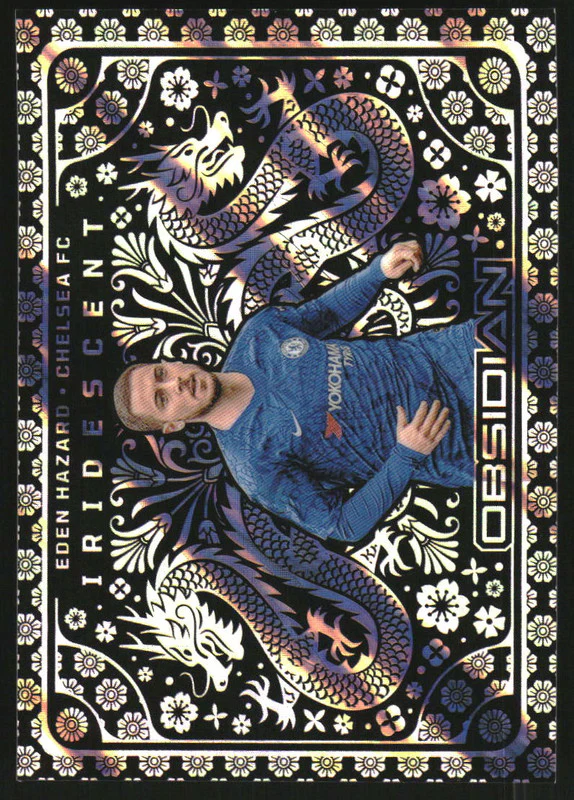 2024-25 Panini Obsidian Iridescent #9 Eden Hazard