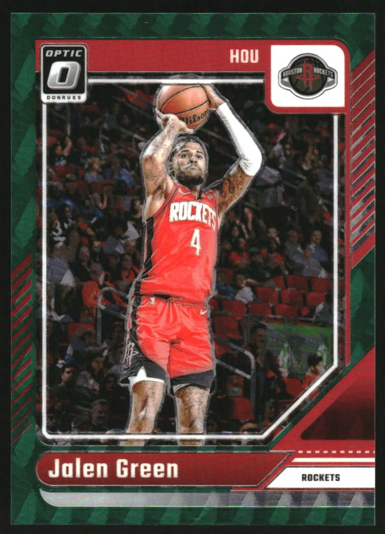 2024-25 Panini Donruss Optic Green FOTL #171 Jalen Green /14