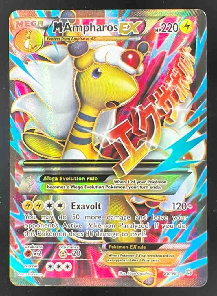 2015 Pokemon XY Ancient Origins #88/98 Mega Ampharos