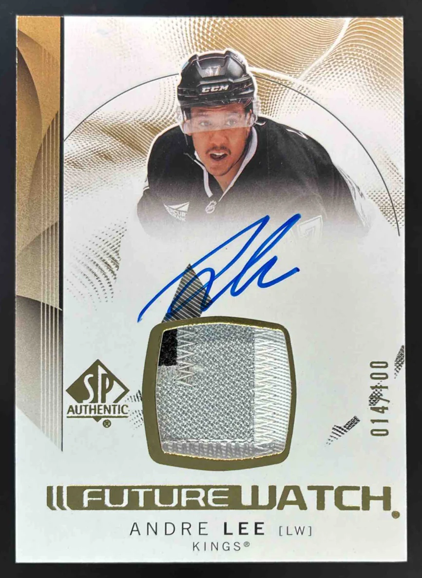 2024 Upper Deck SP Authentic Future Watch Limited Patch #172 Andre Lee Auto /100